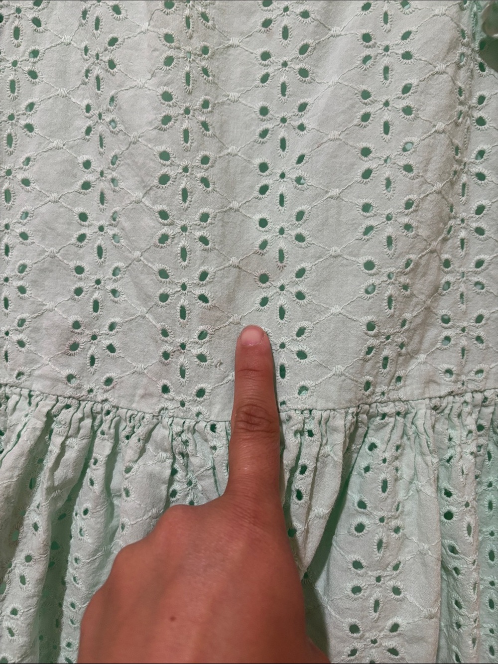 Janie & Jack Eyelet Flutter Sleeve Dress - Picture 5 of 8